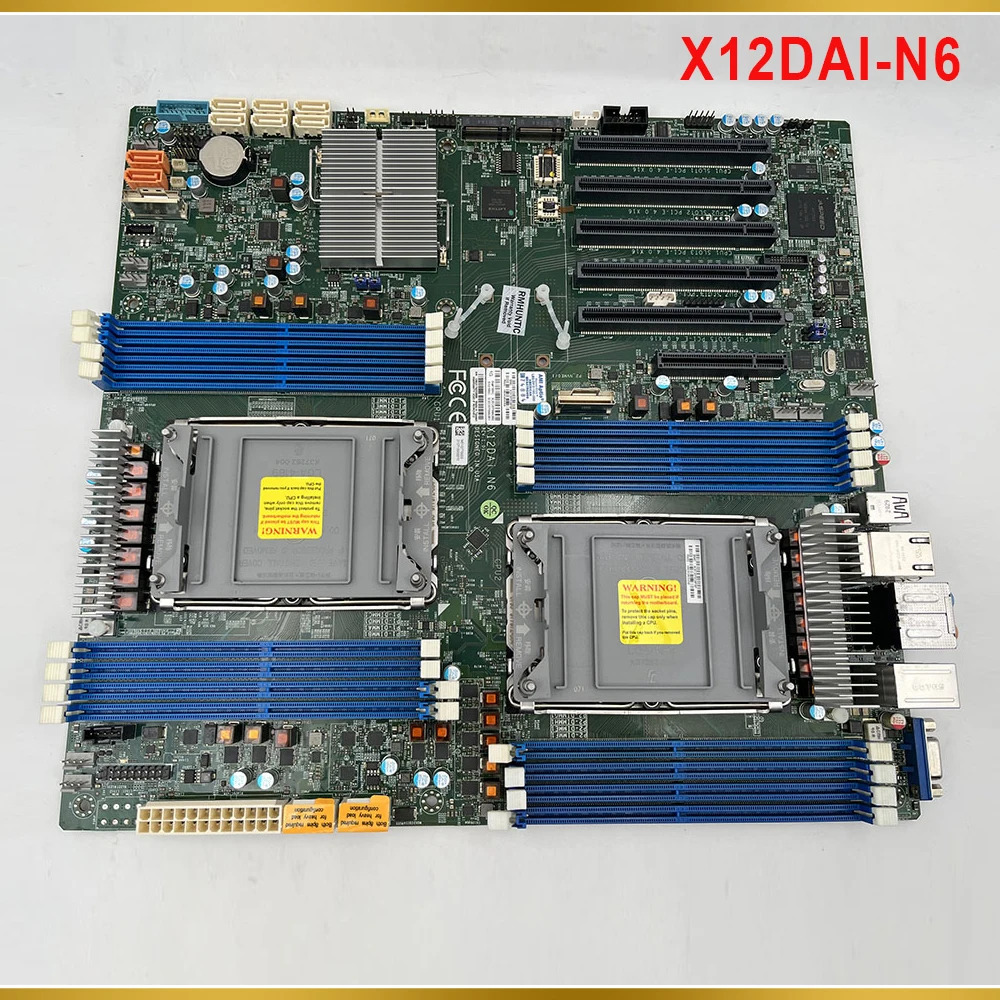 Supermicro 워크스테이션 마더보드X12DAI-N6 LGA-4189 DDR4 Xeon 확장 프로세서 PCI-E 4.0 M.2 지원