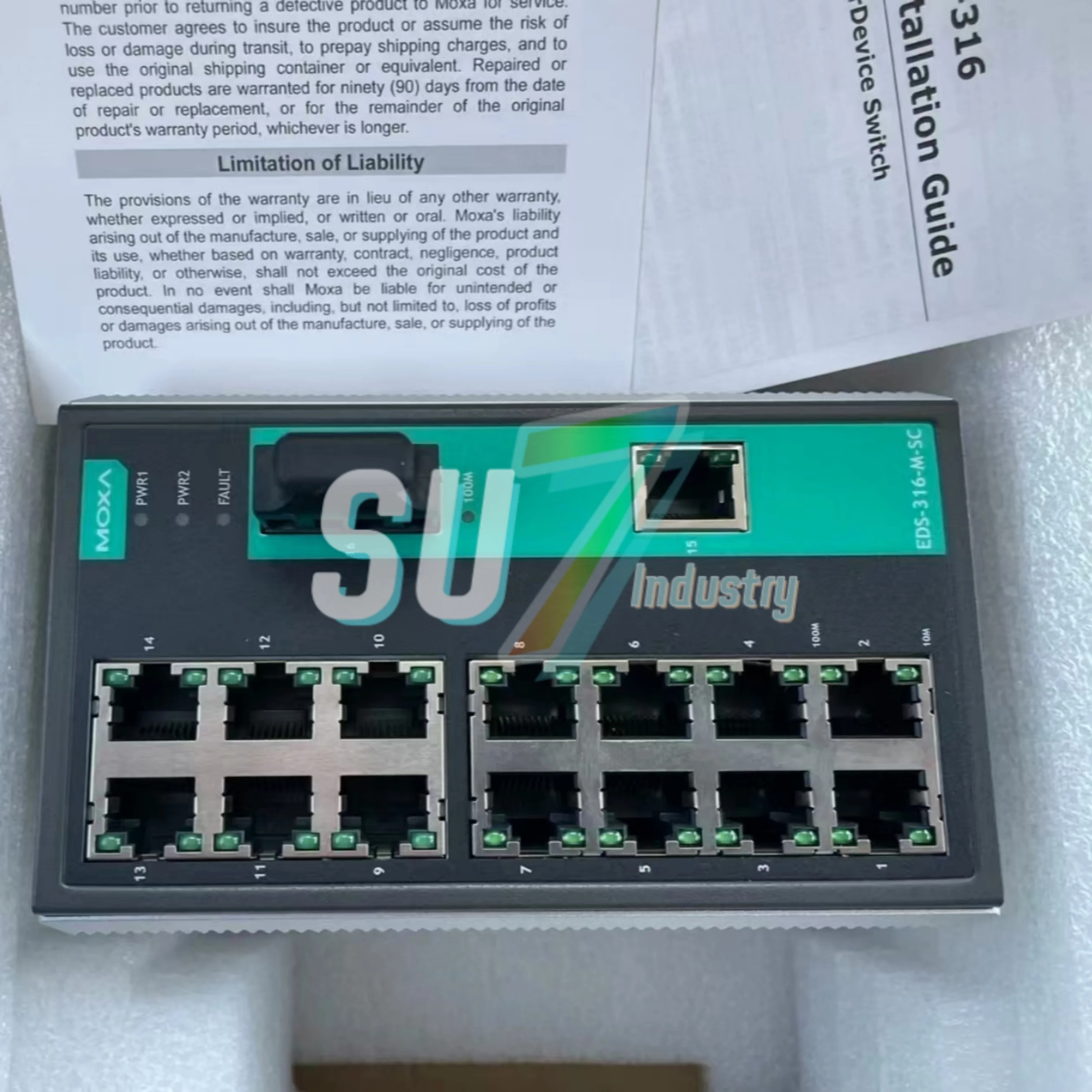 산업이더넷 스위치 EDS-316-M-SC 새