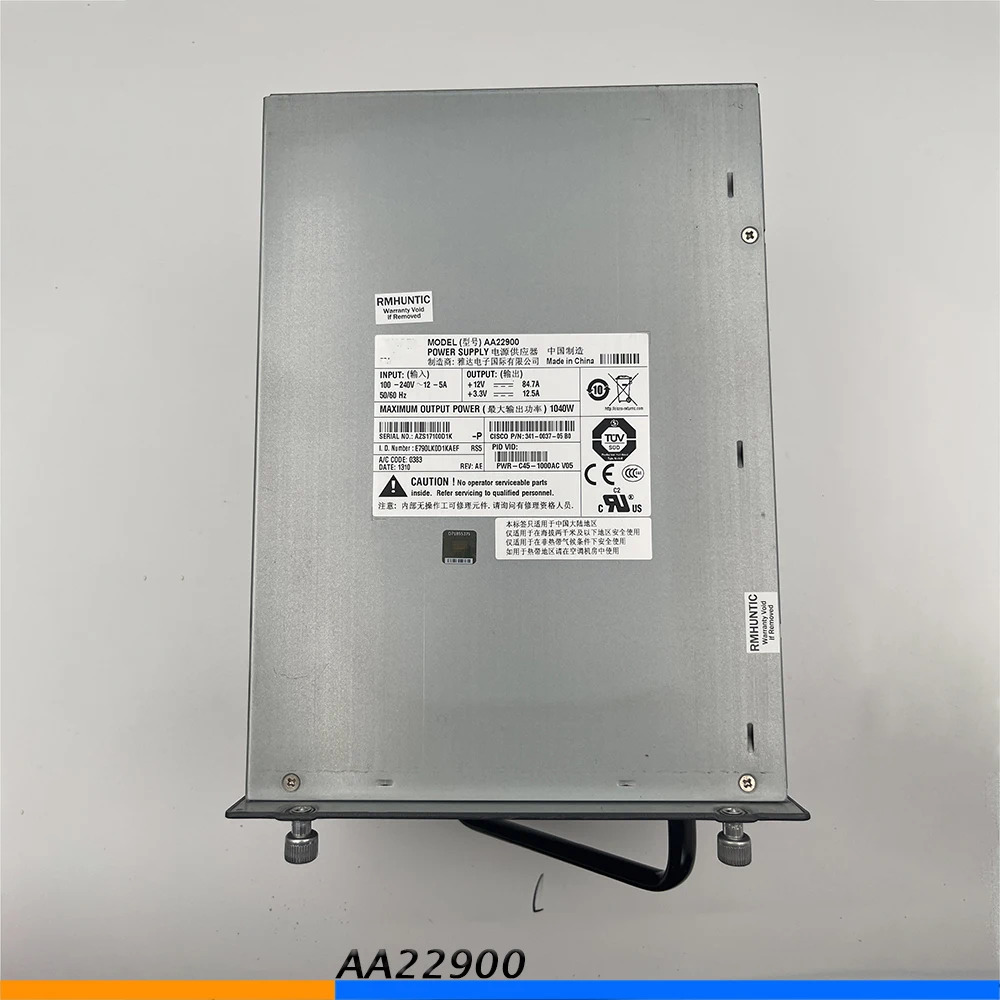 AA22900 PWR-C45-1000AC전원공급장치 341-0037-05 1040W 작동