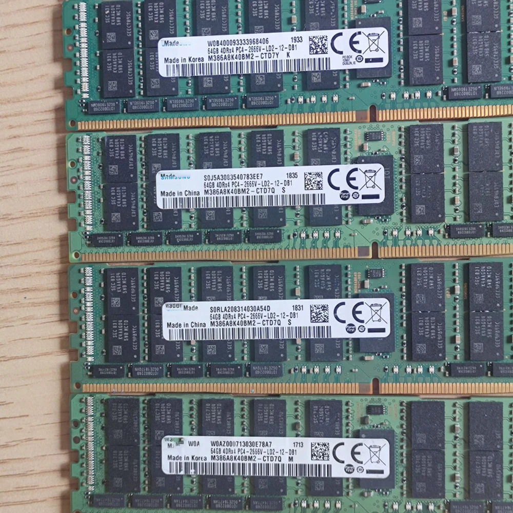 64G 4DRX4 PC4- 2666V- LRDIMM RAM M386A8K40BM2-CTD 서버 컴퓨터 메모리