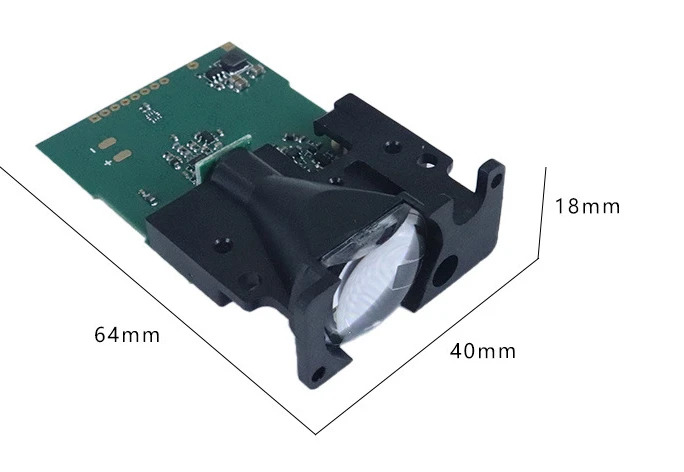 USB 마이크로 컨트롤러 범위 BA6A 지능형 측정 거리 모듈 100 미터 라범위 센서