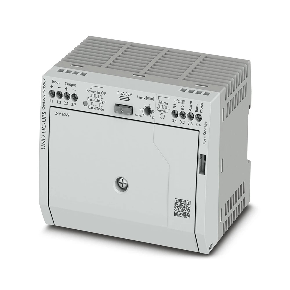 Phoenix 무정전 전원공급장치새 UNO-UPS/24DC/24DC/60W UNO DC-UPS 24VDC 0.8Ah 2905907