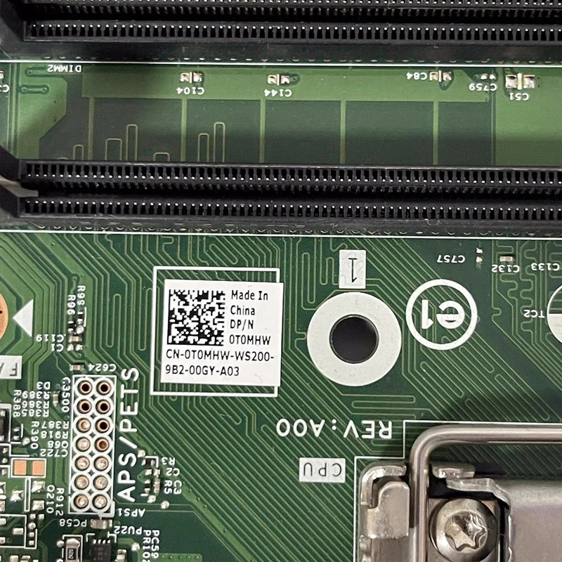 Dell Optiplex 3060 타워 MT 마더보드CN-0T0MHW 17539-1 0T0MHW T0MHW DDR4 메인보드 완전 작동 리퍼