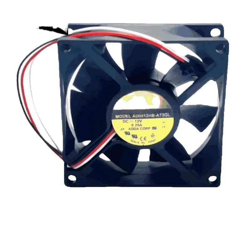 Ad0812hb-a73gl 8025 80x80x25mm 80mm 12v 0.25a 3선 냉각팬