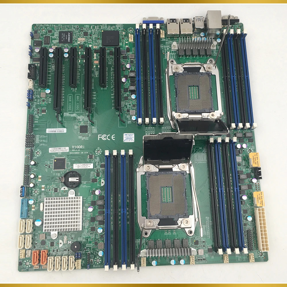 SuperMicro 서버 마더보드X10DRi C612 LGA2011 E5-2600 V3/V4 DDR4 3 PCI-E 3.0 x16 x8