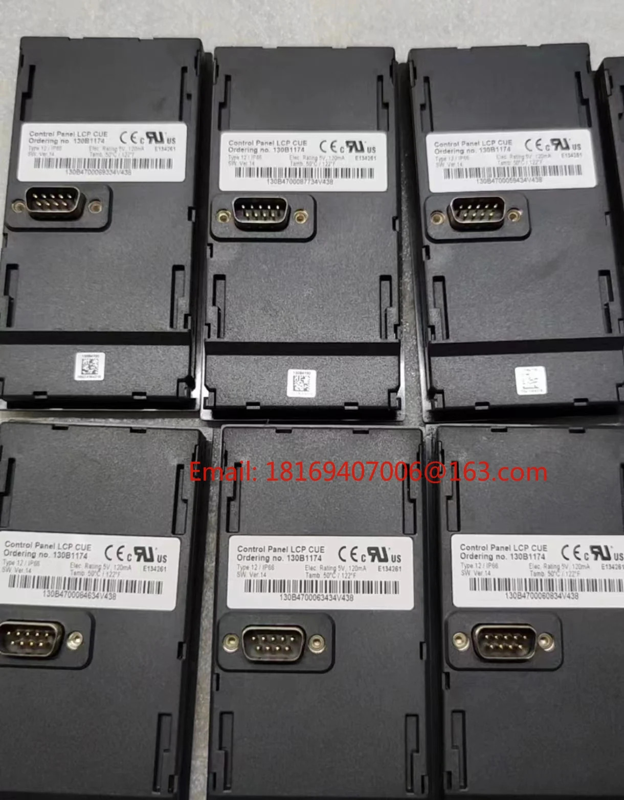 주파수 변환기 CUE202 Grundfos 패널 130B1174