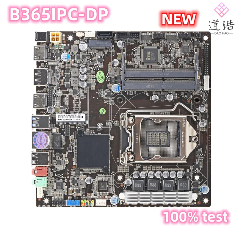 온다 B365IPC-DP 마더보드리퍼 완료 메인보드 32GB SATA3.0 M.2 DP HDMI LGA 1151 DDR4 Mini-ITX B365 신