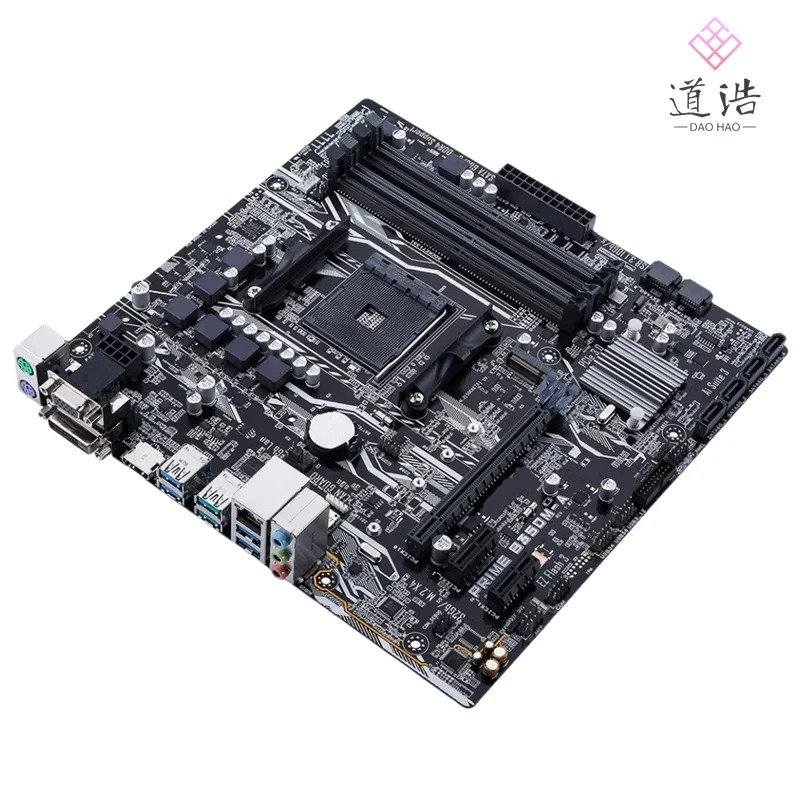 PRIME B350M-A 64GB PCI-E3.0 M.2 HDMI 소켓 AM4 DDR4 마이크로 메인보드B350 마더보드 완전 작동 리퍼
