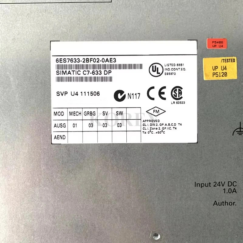 터치 스크린 HMI 6ES7633-2BF02-0AE3 6ES7633-1DF02-0AE3