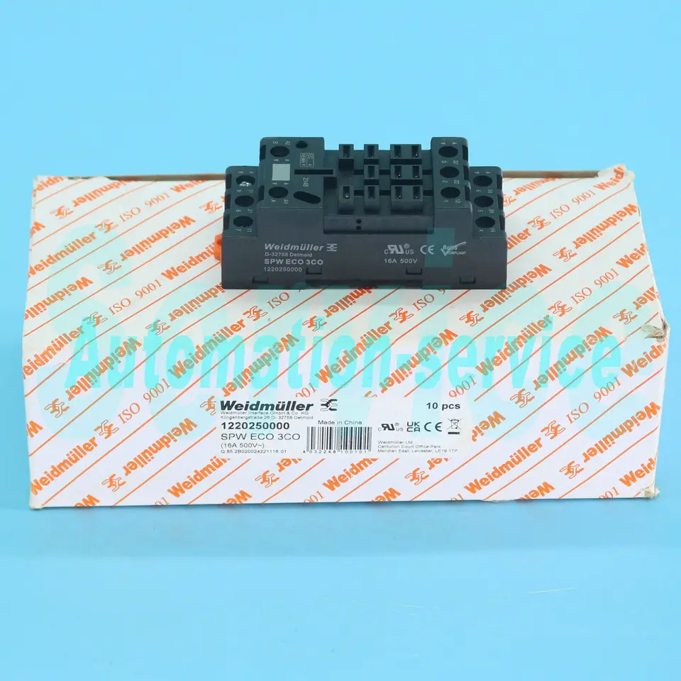 Weidmuller릴레이 소켓 SPW ECO 3CO 1220250000 16A 500V 10PCs/BOX 신
