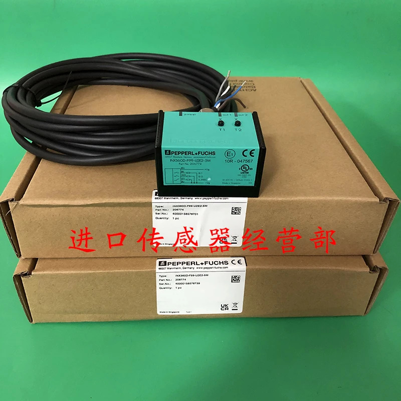 독일 P F Pepperl Fu 틸트 센서 INX360D-F99-U2E2-5M