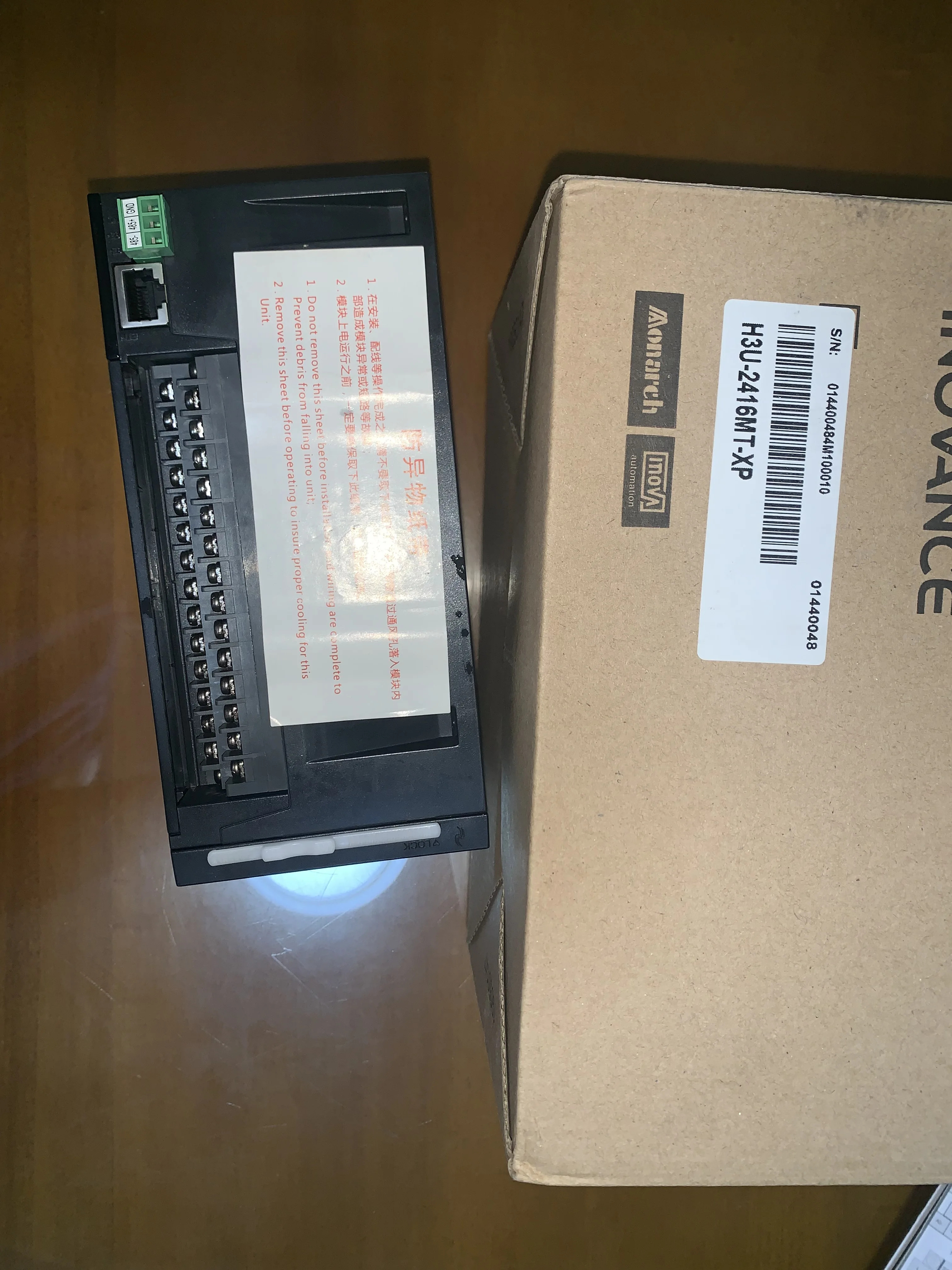 Inovance PLC H3U-2416MT-XP 프로그래밍 컨트롤러 오리지널 신