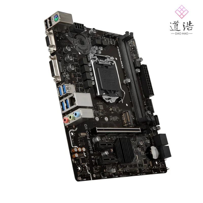 B360 마더보드 B360M PRO-VD 32GB LGA 1151 DDR4 M.2 마이크로 완전 작동 리퍼