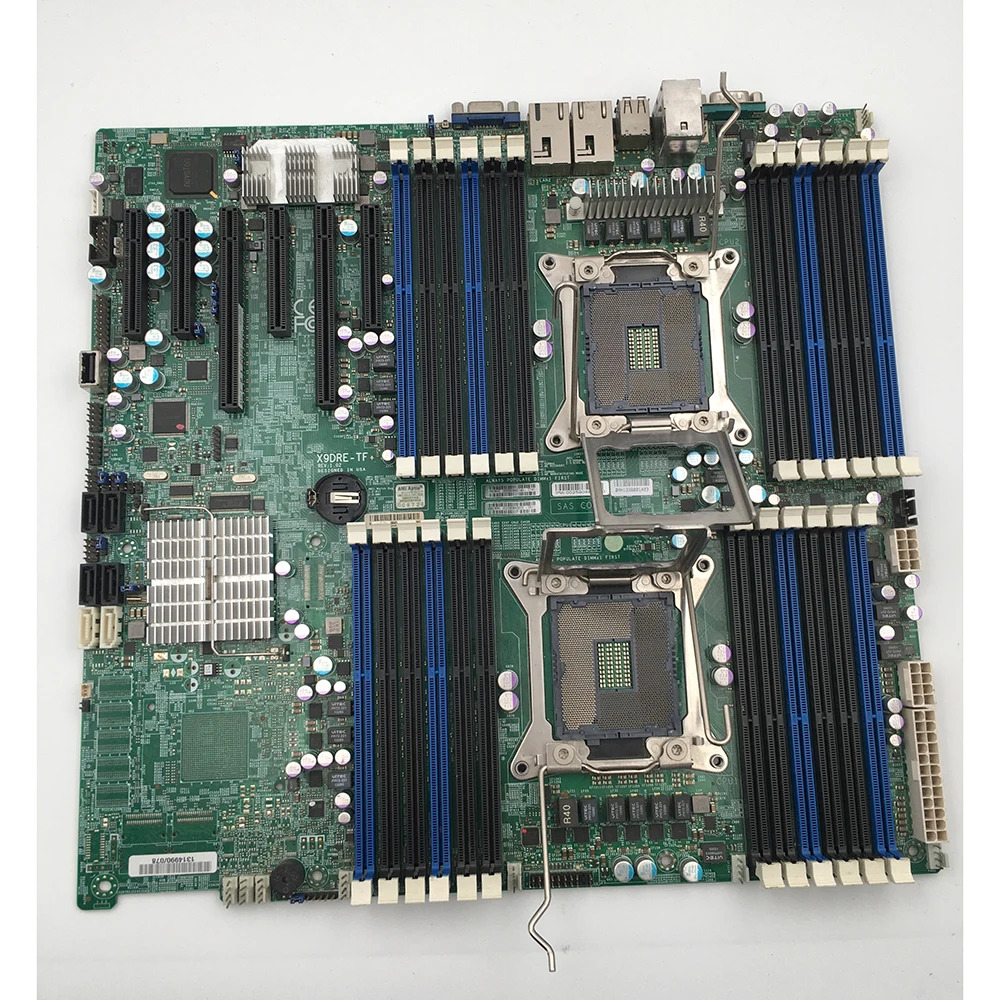 Supermicro 서버 마더보드 E5-2600 V1/ V2 군 ECC LGA2011DDR3 2 x16 PCI-E 3.0 4 x8 X9DRE-TF