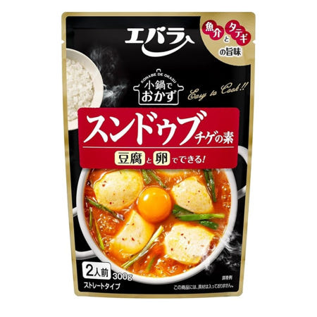 에바라 [해외]에바라 순두부찌개 양념 300g 6팩 Ebara Sundu Butchige no Sundu Butchige Noodles in a Small Pot