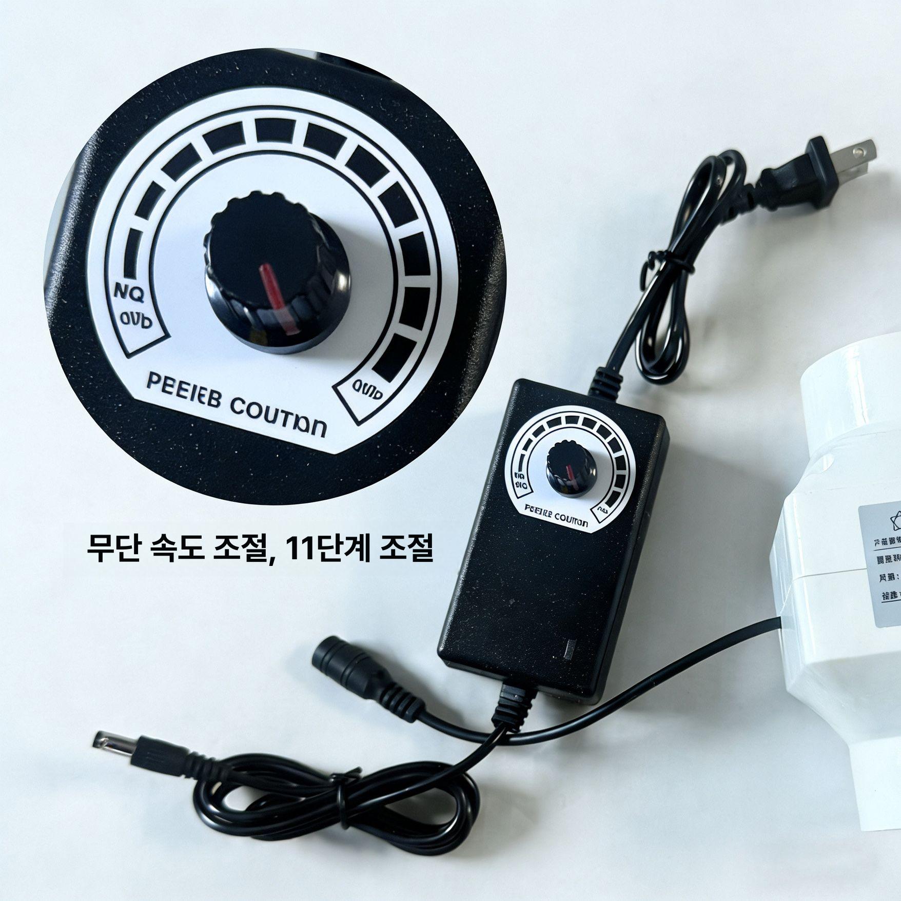 주방 환풍기 가정용 배기팬 이동식 순환 후드 닥트 연기배출 환기구 속도조절 - 상세 이미지 5