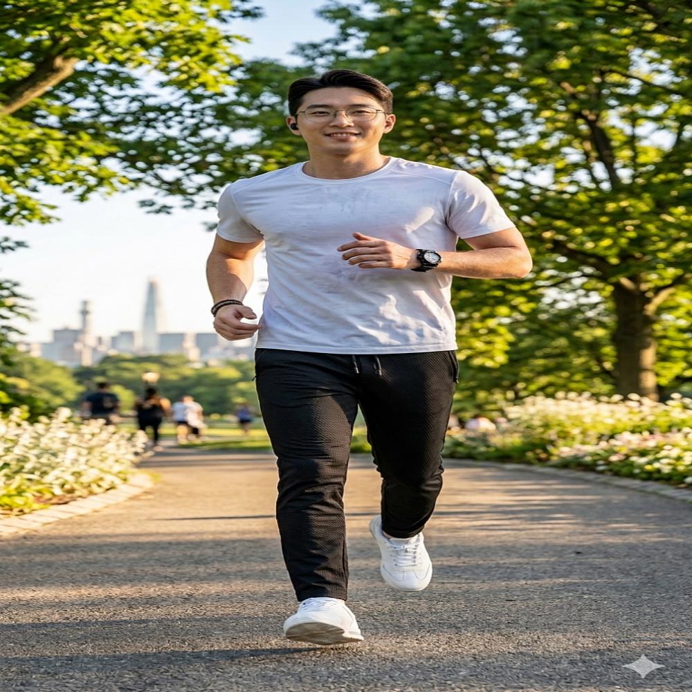 숨쉬는 아이스 메쉬 여름 트레이닝바지 짐웨어 헬스 츄리닝 쿨팬츠 - 상품 이미지