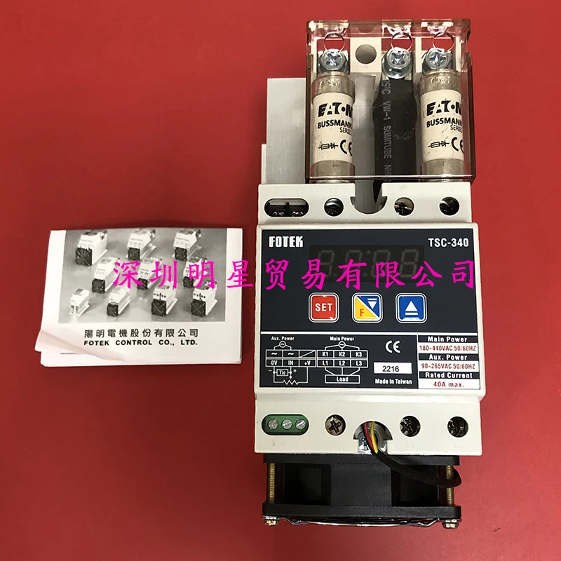 YanGM호환ing FOTEK 디지털 TSC-340 전원 조정기 대만 냉각팬 3상