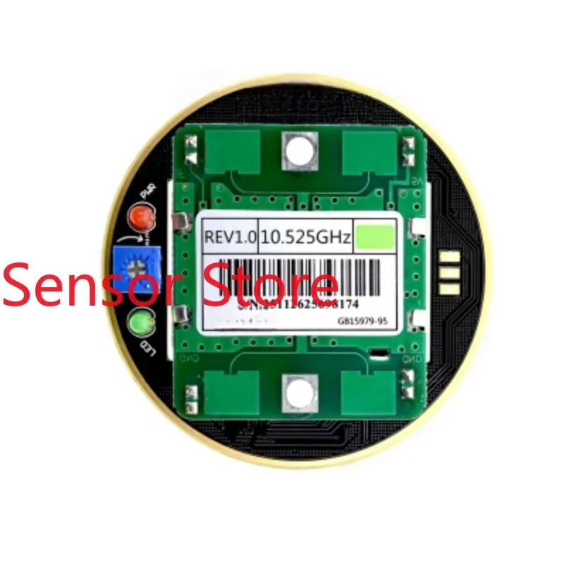 5PCS 무선 마이크로파 레이더 센서 모듈 HB100 스마트 감지기 10.525GHz