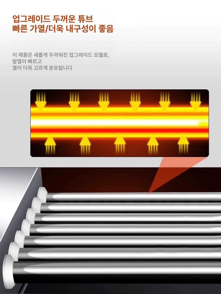 자동 핫도그 그릴 전자식 롤러 구이기 바비큐 소시지 구워지는 온도조절 야외 캠핑 석쇠 보온 전기구이 기계 - 상세 이미지 5
