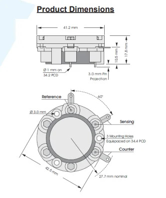 3HYT 수소 센서 AE004-J33