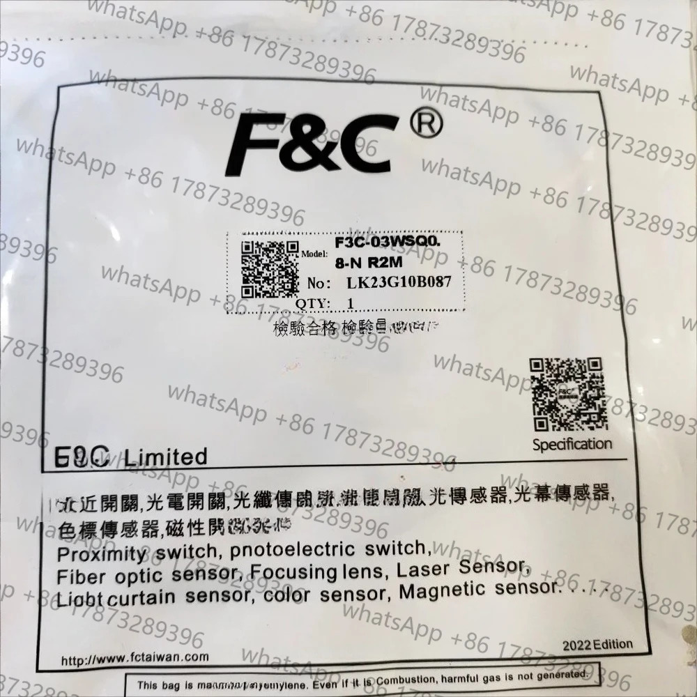 F C 센서 F3C-03WSQ0.8-N/N2/P/P2 R2M 3선 NPN 상시 열림