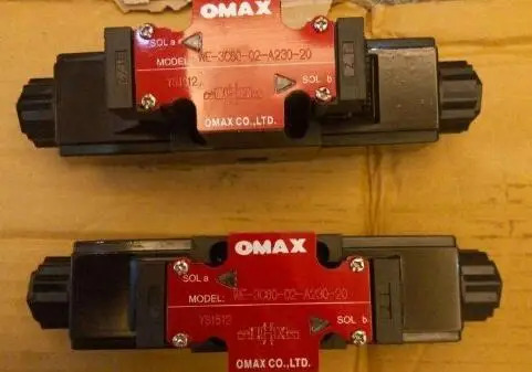 OMAX 솔레노이드 방향 밸브 유압 모델 WE-3C60-02-A230-20 WE-3C2-02-A230-10 WE-3C4-02-D2-30 CO.LTD