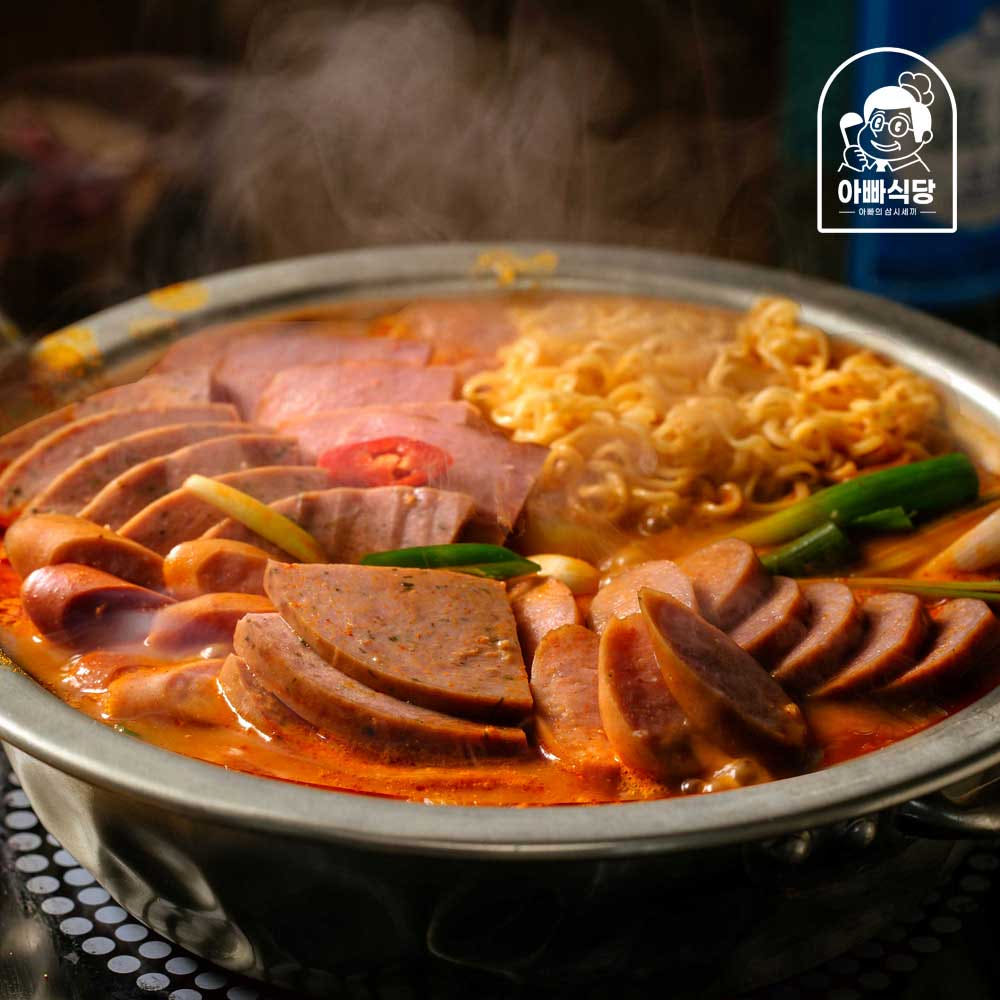 국내산 5가지 햄듬뿍 부대찌개 600g 외 국물요리 가격 비교 아빠식당 국내산 5가지 햄듬뿍 부대찌개 600g 외 국물요리