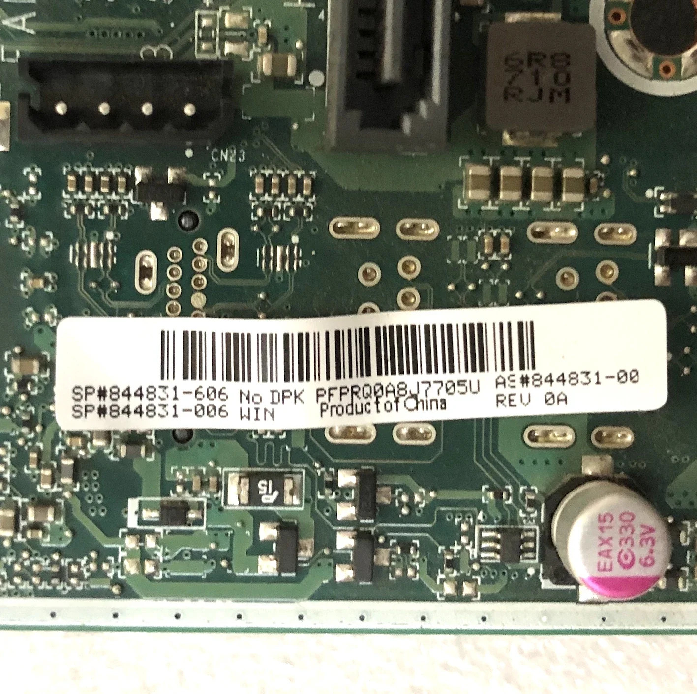 hp호환 20-C 22-B 24-G 22-B013W 마더보드844831 -006 844831 -005 DAN91AMB6D0 메인보드 작동