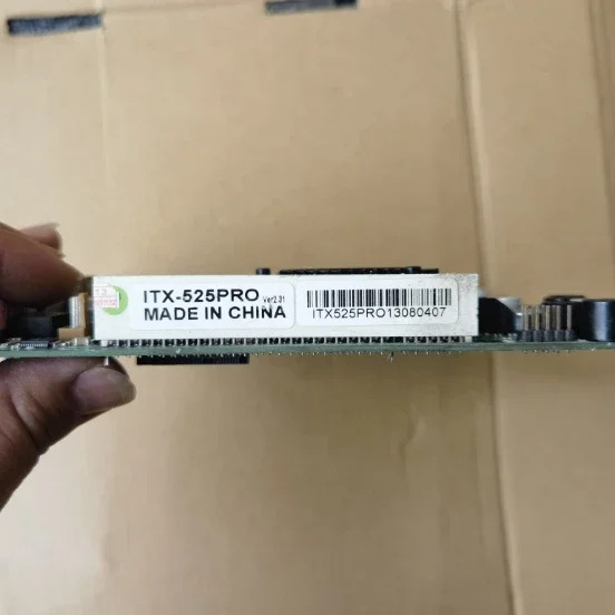 ITX-525PRO 듀얼 코어 4스레드PCI 6COM 금전 등록기 산업제어 메보드로 Msata LVDS 지원