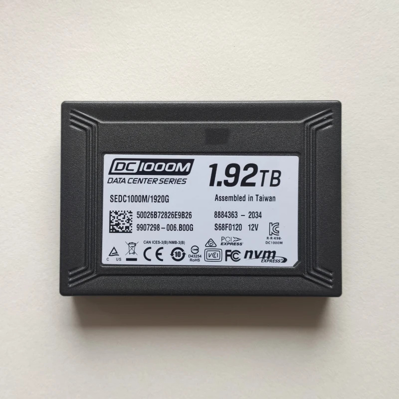 SEDC1000M 1.92TB 960G U.2 NVME SSD