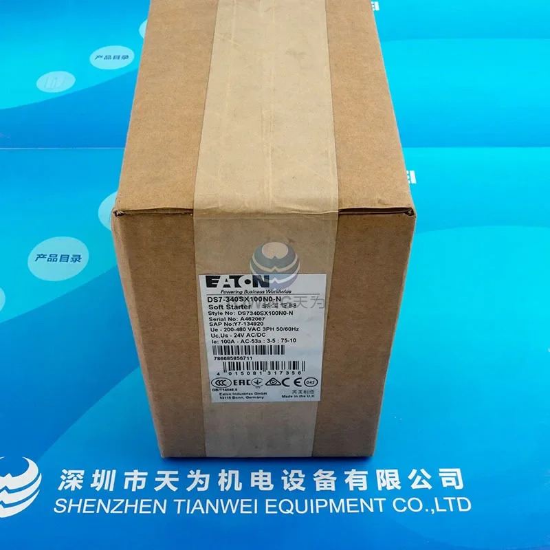 1 단계 에이전트 Eaton EATON 소프트 스타트 컨트롤러 DS7-340SX100N0-N 미개봉