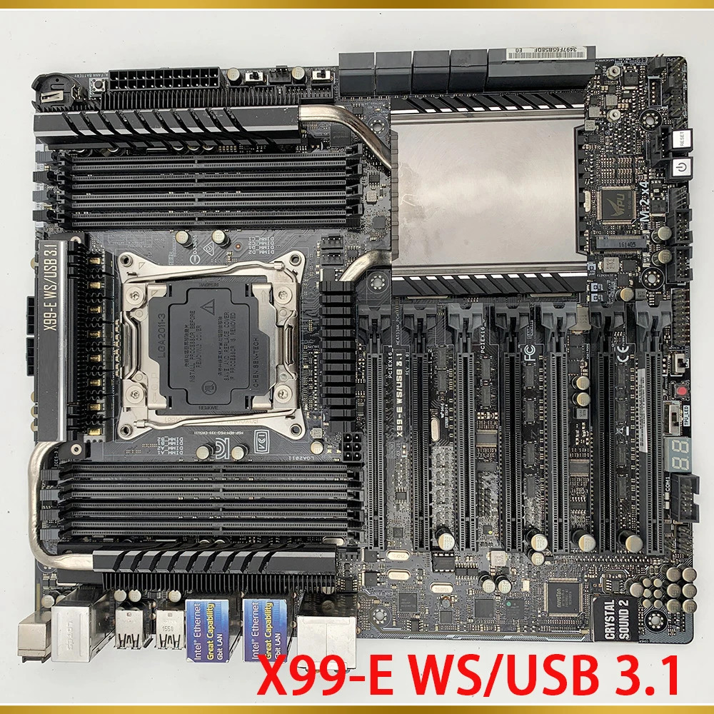 ASUS호환 서버 워크스테이션 마더보드 소켓 LGA 2011-3 V3 DDR4 X99 X99-E WS/USB 3.1용