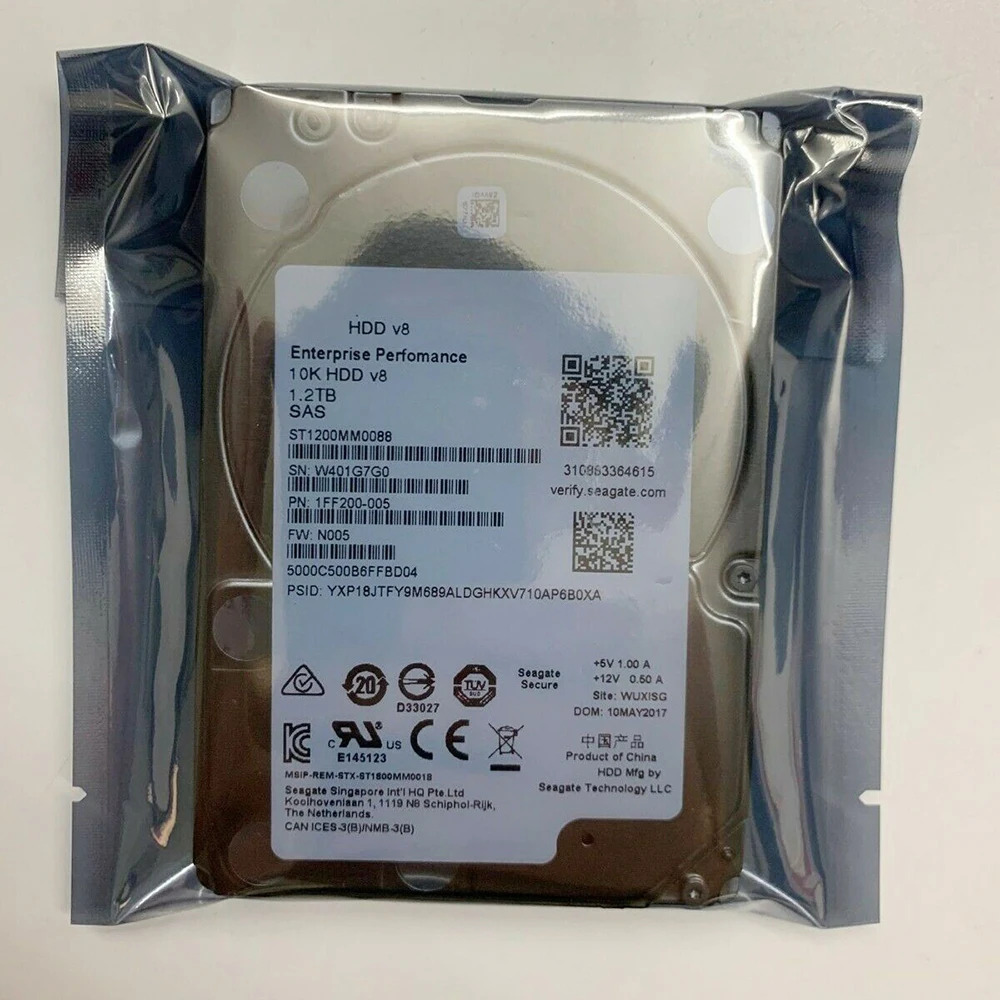 Dell 1.2T SAS 10K 2.5 ST1200MM0088 0WXPCX 1FF200-151 하드 용