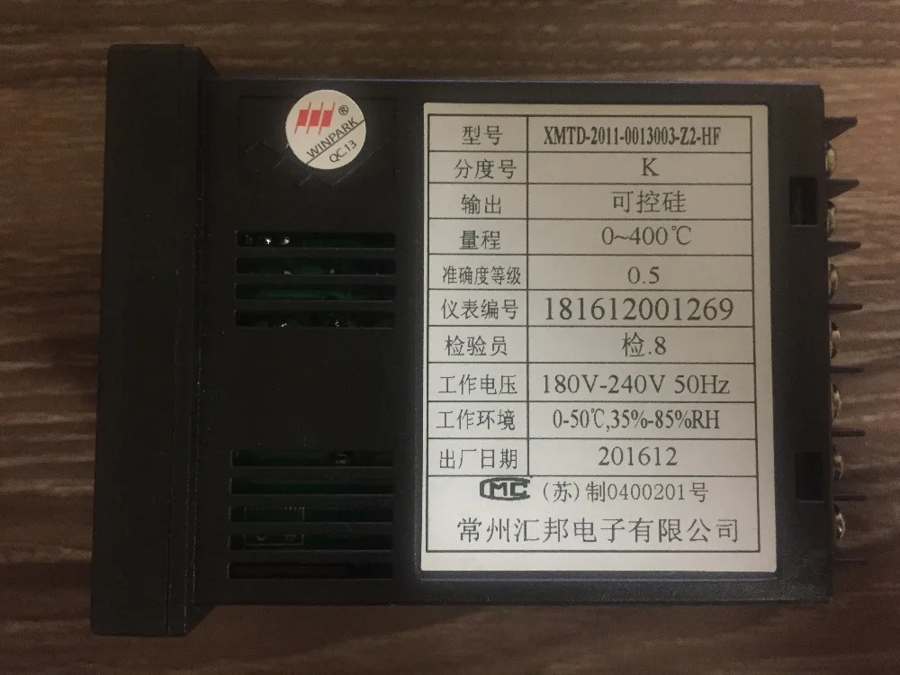 WINPARK 창저우 Huibang XMTD-2 실리콘 제어 온도조절기 AK6-DKL600-C306R-X XMTD-2011-001-3003-Z2-Hf