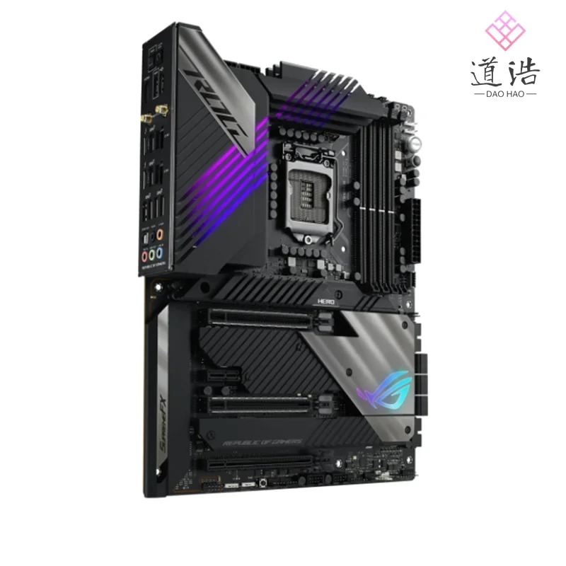 ROG MAXIMUS XIII HERO 마더보드 128GB M.2 PCI-E4.0 HDMI LGA 1200 DDR4 Z590 메인보드 완전 작동 리퍼