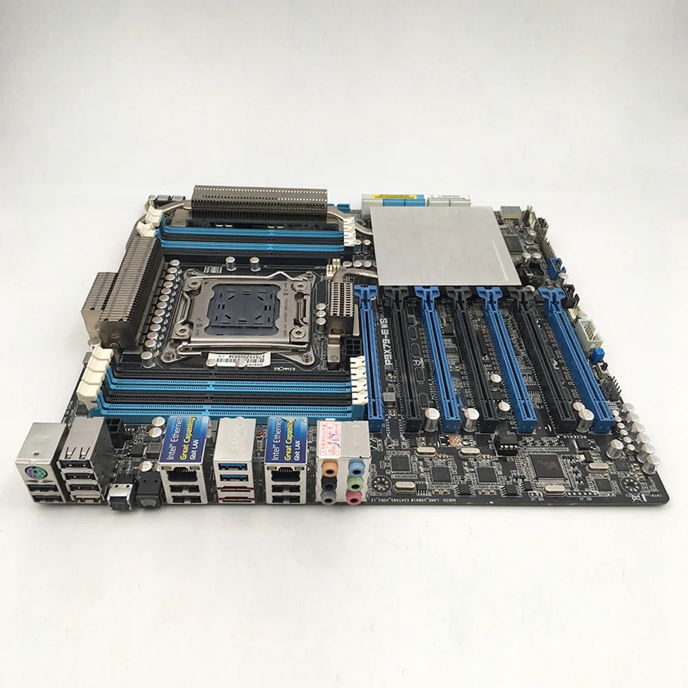 ASUS호환 워크스테이션 마더보드 LGA2011 지원P9X79-E WS i7 3/대 프로세서 E5-1600/2600 V1/V2DDR3