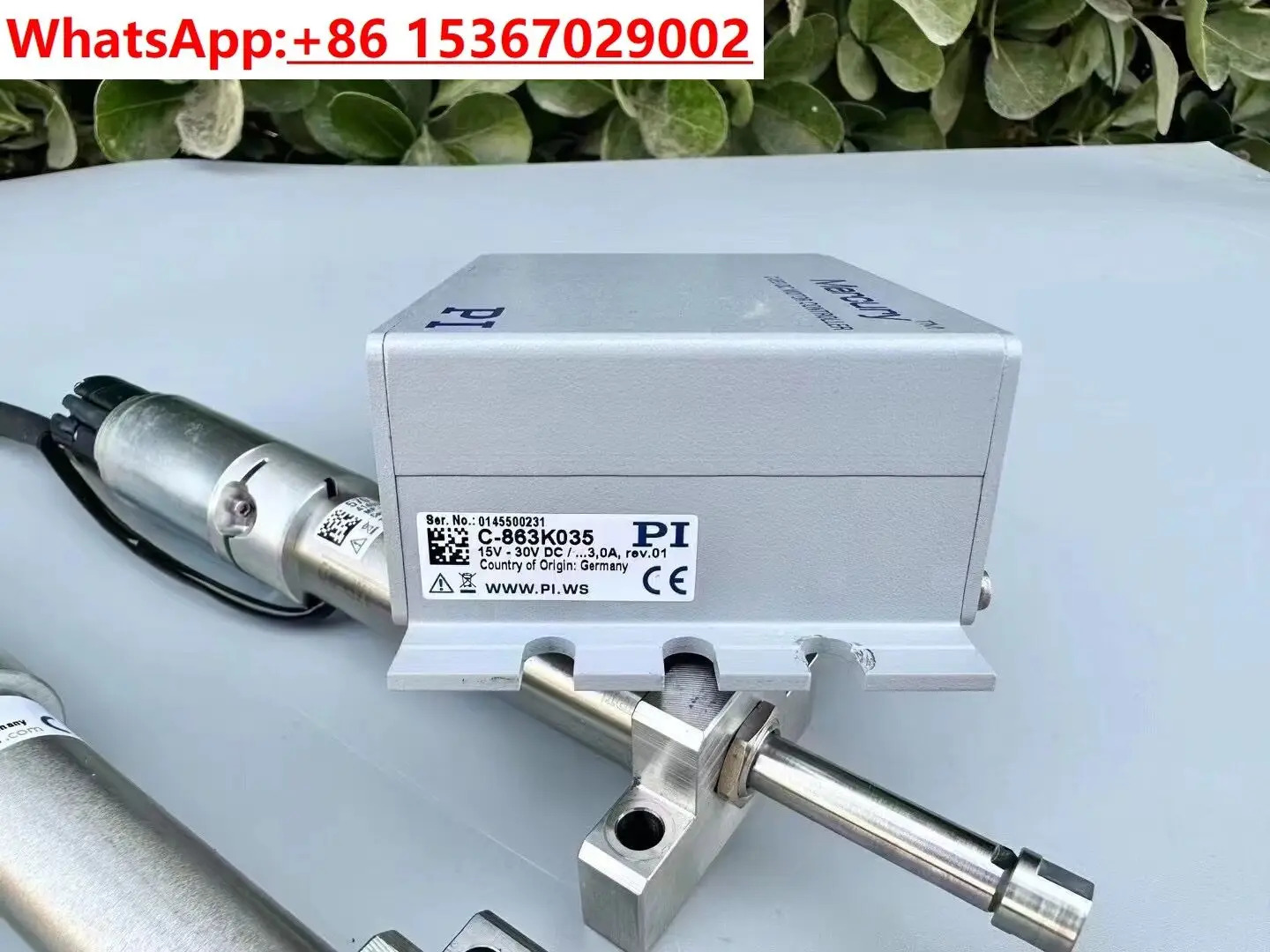 MP-20 C-863 고정밀 선형 액추에이터 0.1m 해상도 30mm 스트로크
