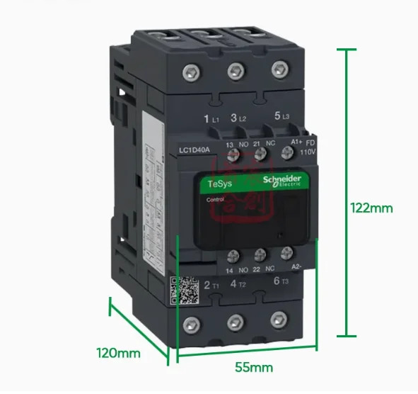 SCHNEIDER DC 접촉기 LC1D40AFD 코일 전압 110V 전류 40A 엘리베이터 특정