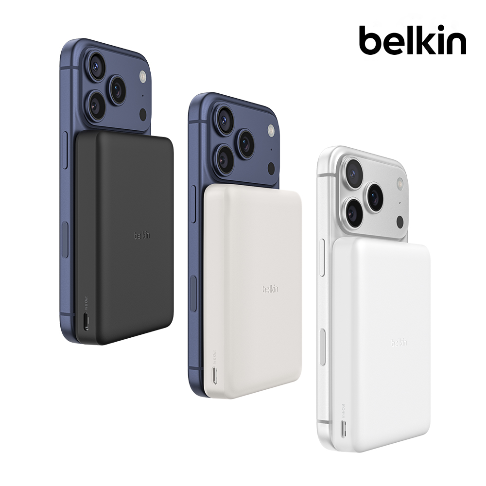 벨킨 10000mAh 초슬림 맥세이프 마그네틱 무선 충전 보조배터리 BPD015 - 상품 이미지