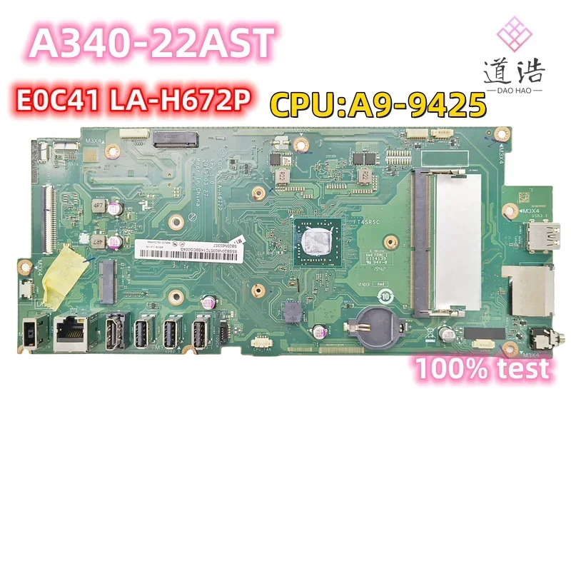 Lenovo호환 A340-22AST AIO 마더보드 E0C41LA-H672P A9-9425 CPU DDR4 메인보드 완전 작동 리퍼