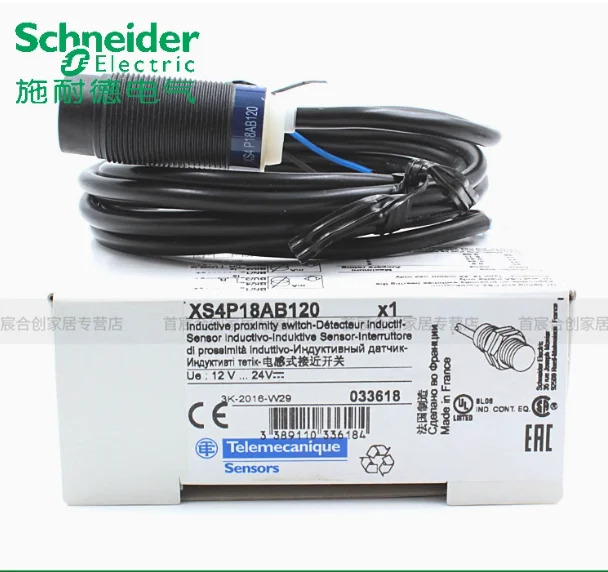 SCHNEIDER 스위치 XS4P18AB120 아날로그 센서 M18 출력 4-20mA