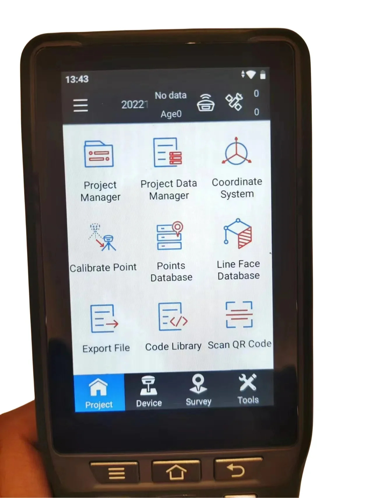 토지 측량FOIF/stonex/Unistrong GPS RTKhot saleP9IV/P9III 컨트롤러에는 소프트웨어가 포함되어 있습니다.