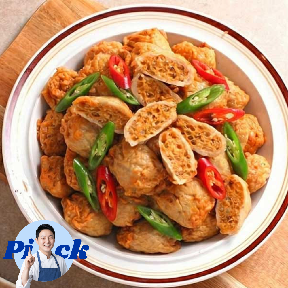 당면 야채 듬뿍 만두 같은 잡채어묵 고추잡채어묵 1kg 대용량 간식 술안주 - 상품 이미지