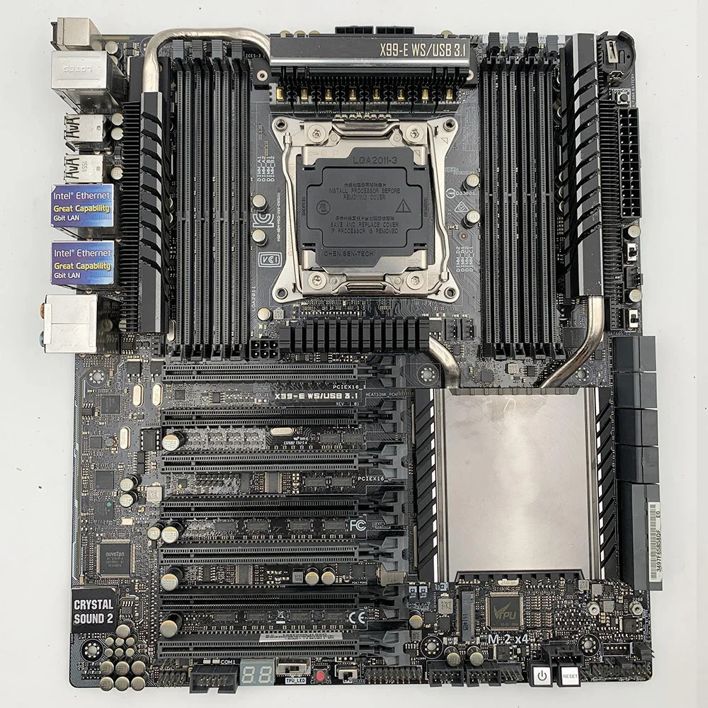 ASUS호환 서버 워크스테이션 마더보드 소켓 LGA 2011-3 V3 DDR4 X99 X99-E WS/USB 3.1용