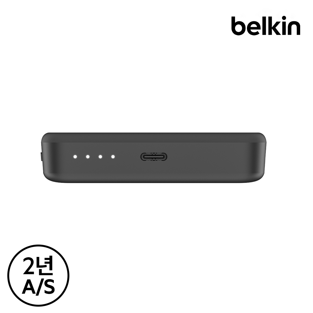 벨킨 10000mAh 초슬림 맥세이프 마그네틱 무선 충전 보조배터리 BPD015 - 상세 이미지 3