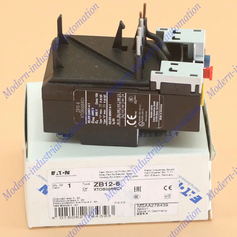 EATON MOELLER ZB12-6 열 릴레이 YP1 신