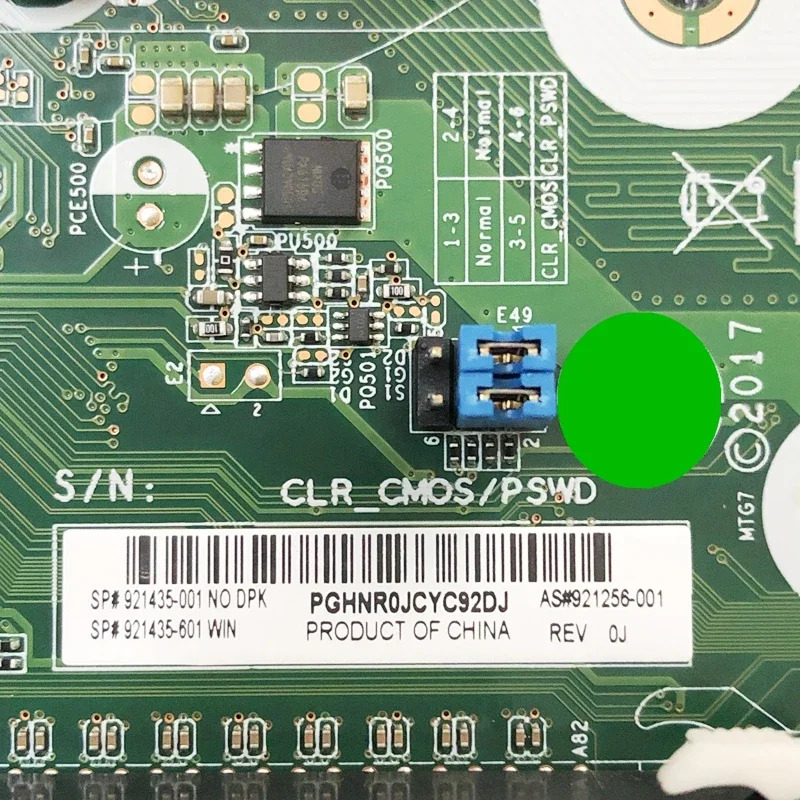 921256 -001 hp호환 Zhan 86 Pro G1 MT 마더보드921435 921435 -601 메인보드 완전 작동 리퍼