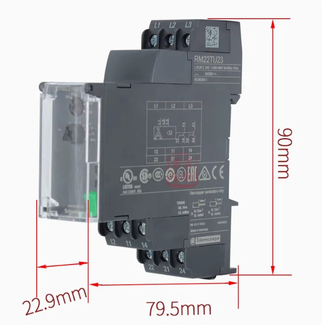 SCHNEIDER RM22TU23 측정 제어 릴레이는 RM4TU02를 대체