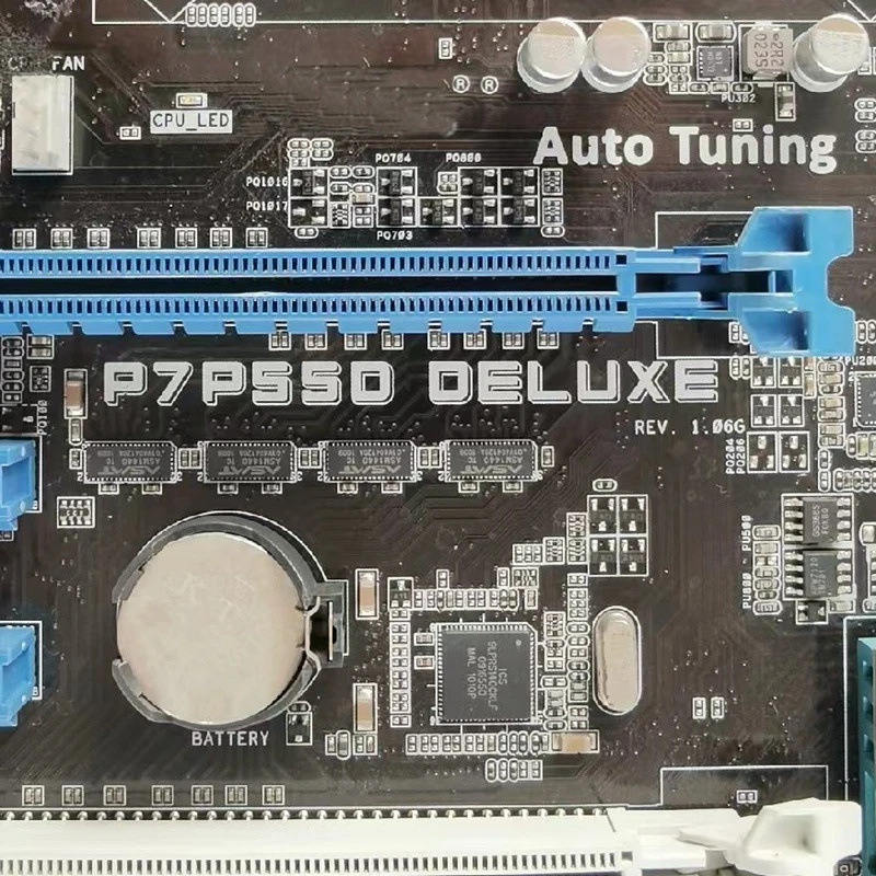 리퍼 완료 메인보드 P7P55D DELUXE 마더보드 SATA II USB2.0 LGA 1156 DDR3 P55 16GB